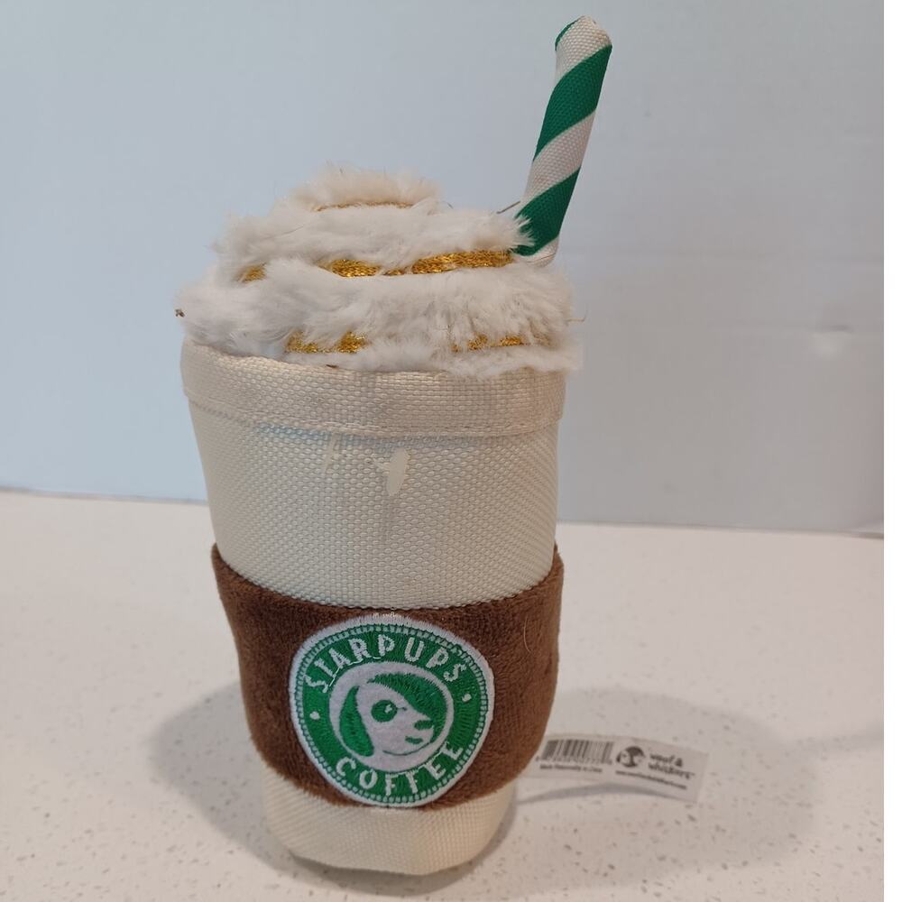 Woof & Whiskers Coffee Starpups Frappuccino Cup Dog toy